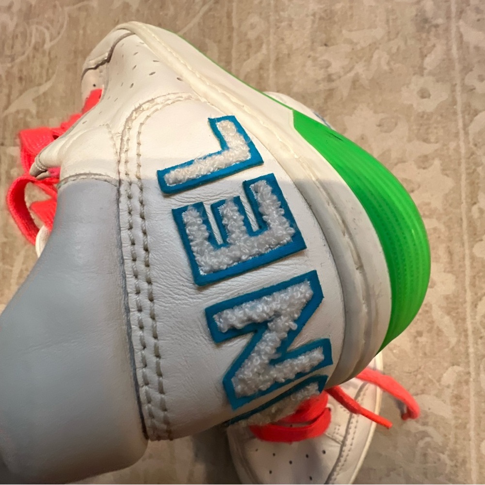 Chanel neon sneakers! Sz 38.5 - Picture 6 of 15